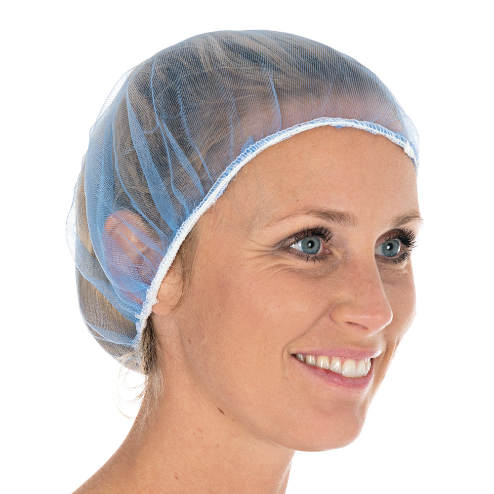 Baretthauben Micromesh | Nylon - blau