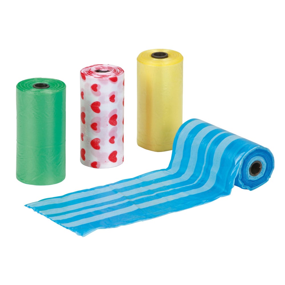 Bunte Hundekotbeutel
