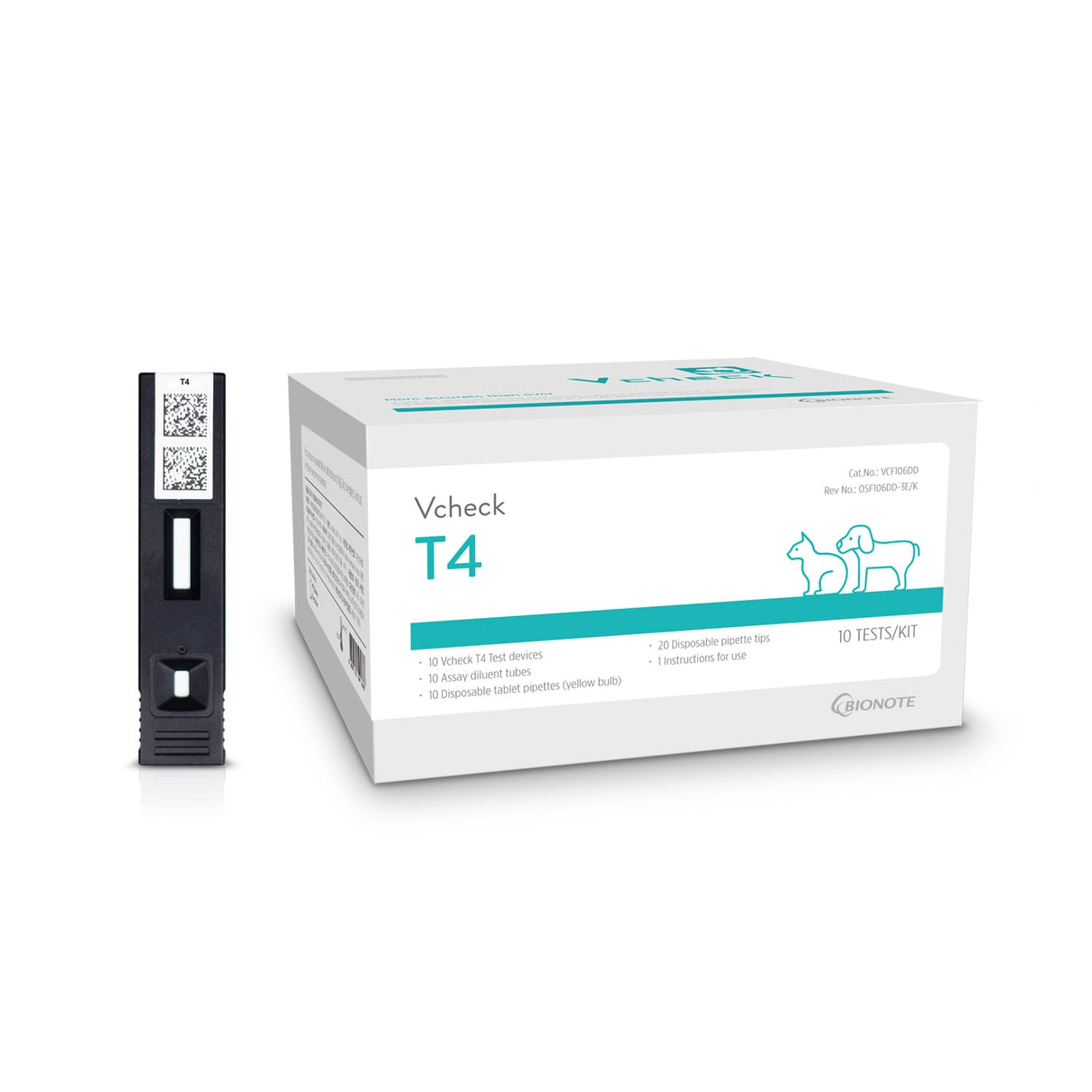 Vcheck T4 Testkassetten