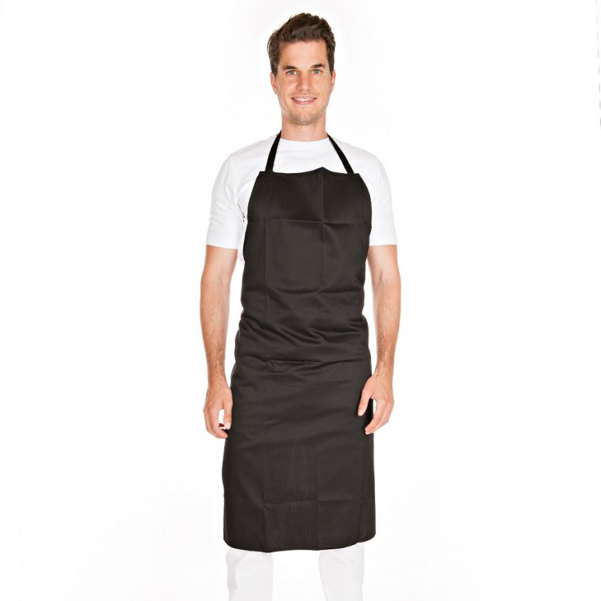 Latzschürzen | Polycotton - schwarz