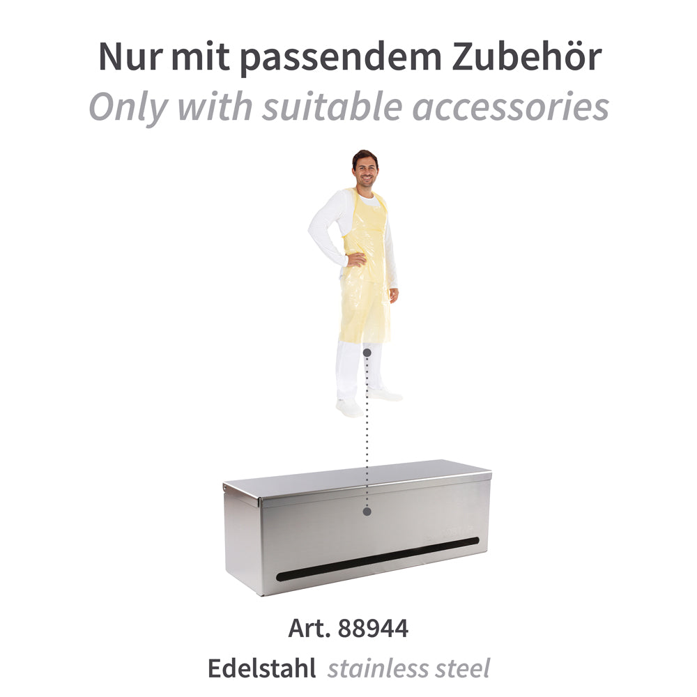 Einwegschürzen auf Rolle ca. 35 my | LDPE - gelb