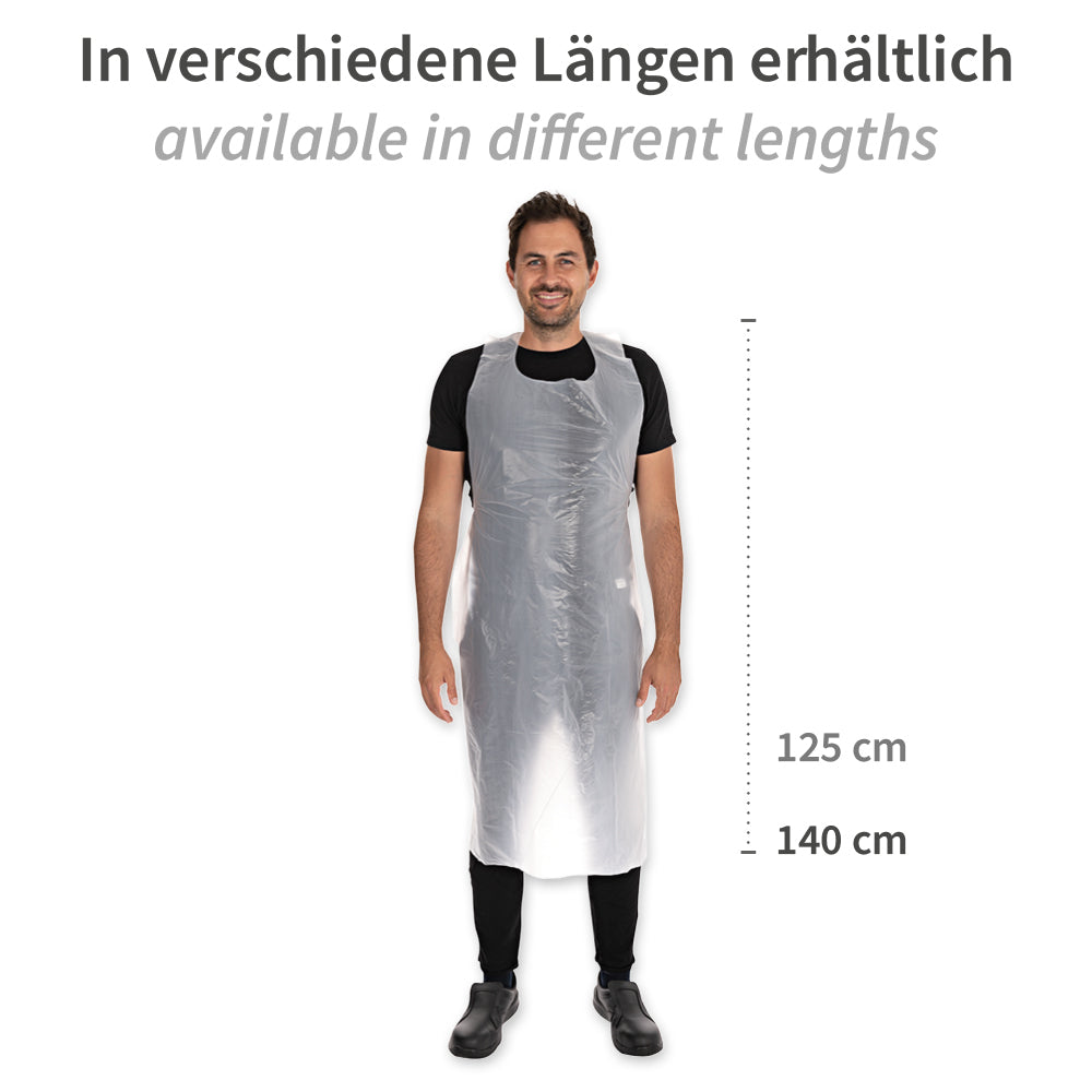 Einwegschürzen ca. 12 my | HDPE - weiß