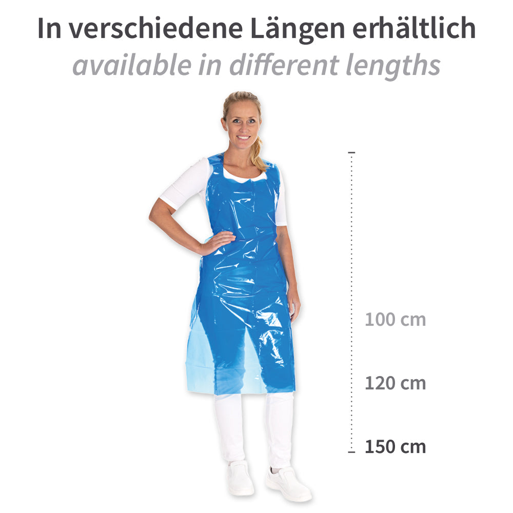 Einwegschürzen Eco ca. 60 my | LDPE - blau