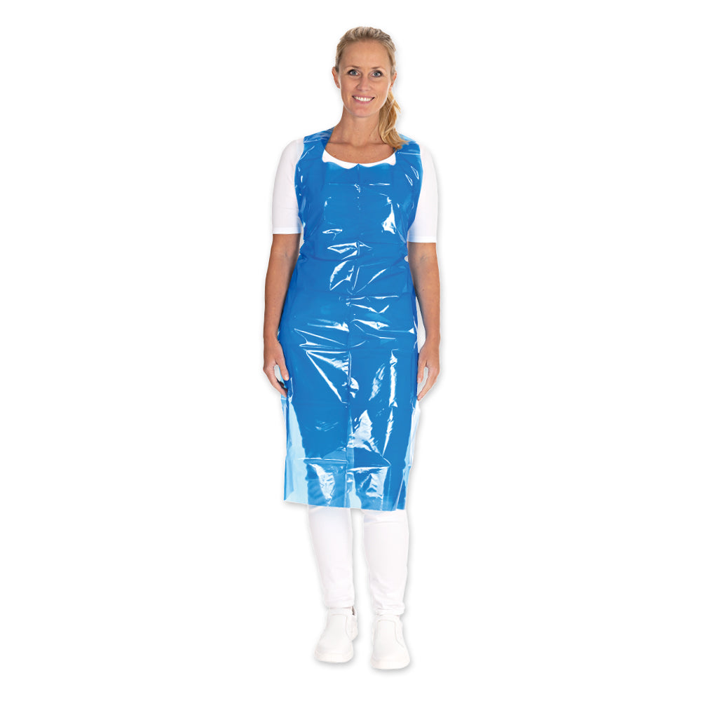 Einwegschürzen Eco ca. 33 my | LDPE - blau