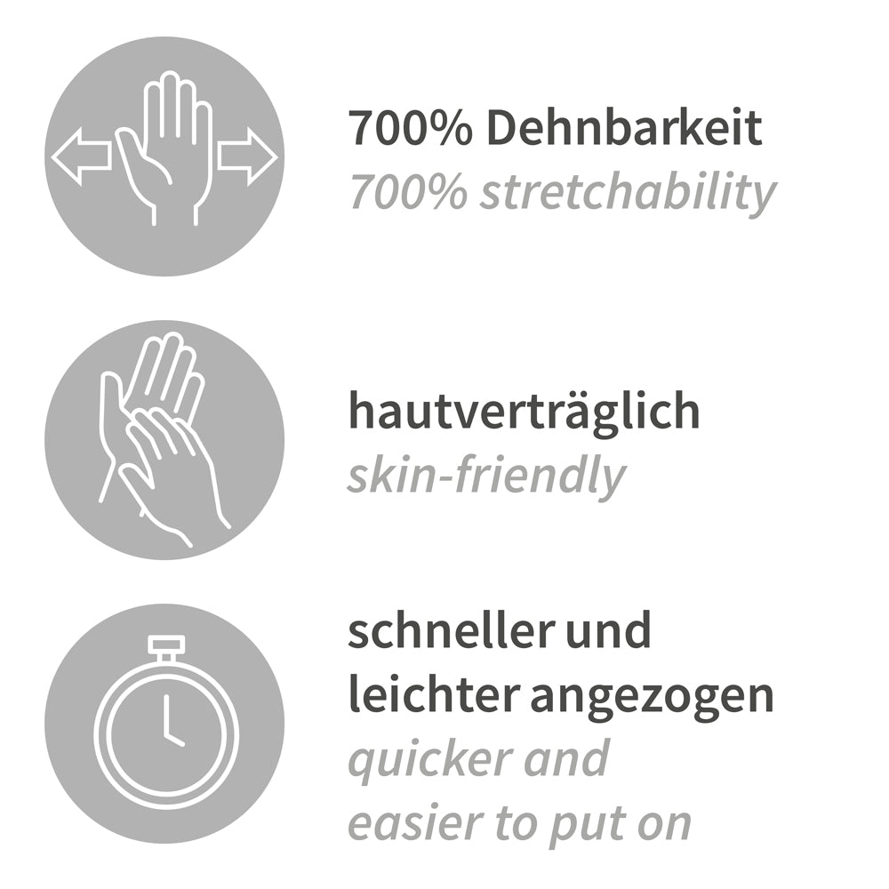Nitrilhandschuhe Safe Super Stretch | puderfrei - weiß
