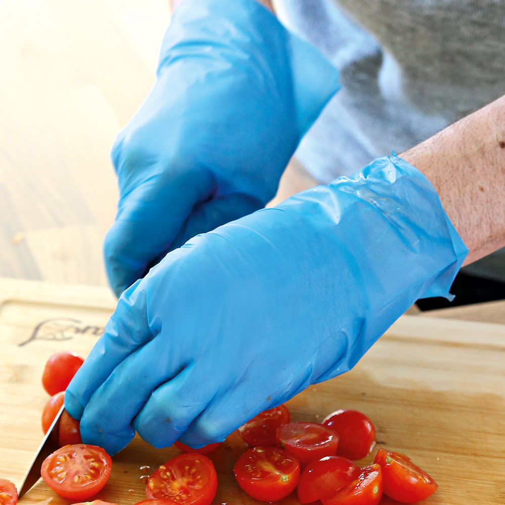 TPE-Handschuhe Allfood Thermosoft, Sparpack - blau
