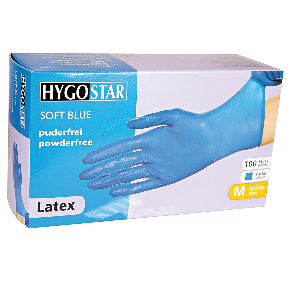 Latexhandschuhe Soft Blue | puderfrei - blau