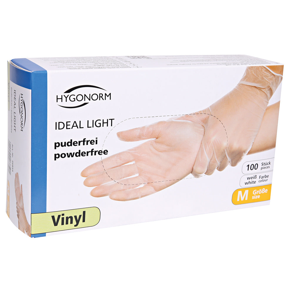 Vinylhandschuhe Ideal Light | puderfrei - transparent