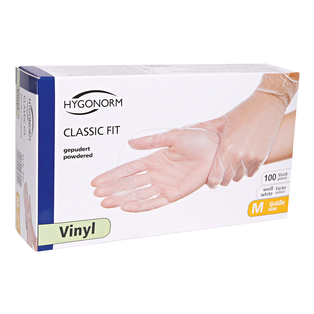 Vinylhandschuhe Classic Fit | gepudert - transparent