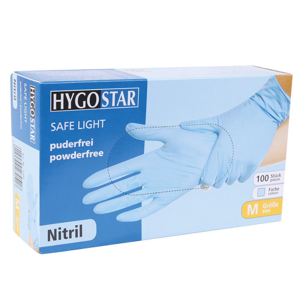 Nitrilhandschuhe Safe Light | puderfrei - blau