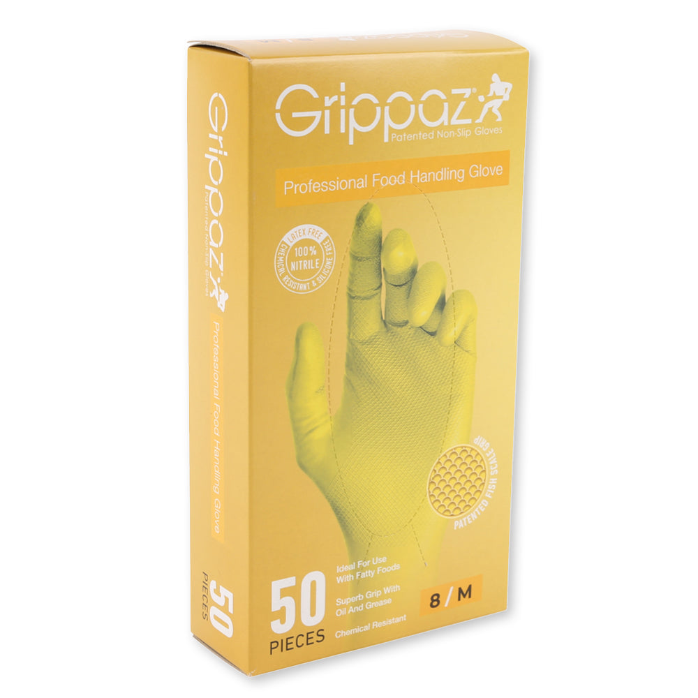 Nitrilhandschuhe Power Grip | puderfrei - gelb