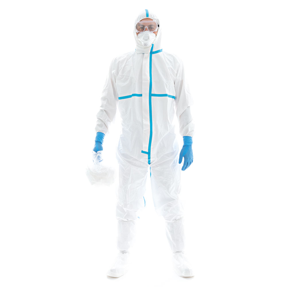 Schutzset Super High Risk - weiß-blau