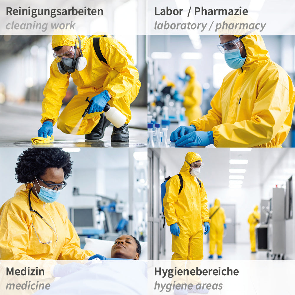 Overalls ChemicalStar Typ 3B+4B+5B+6B | SMS/PE - gelb