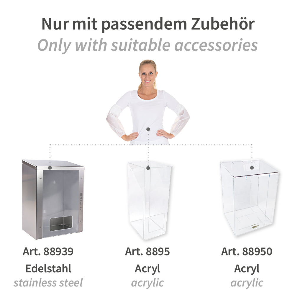 Ärmelschoner | PE, maschinell gefertigt - weiß