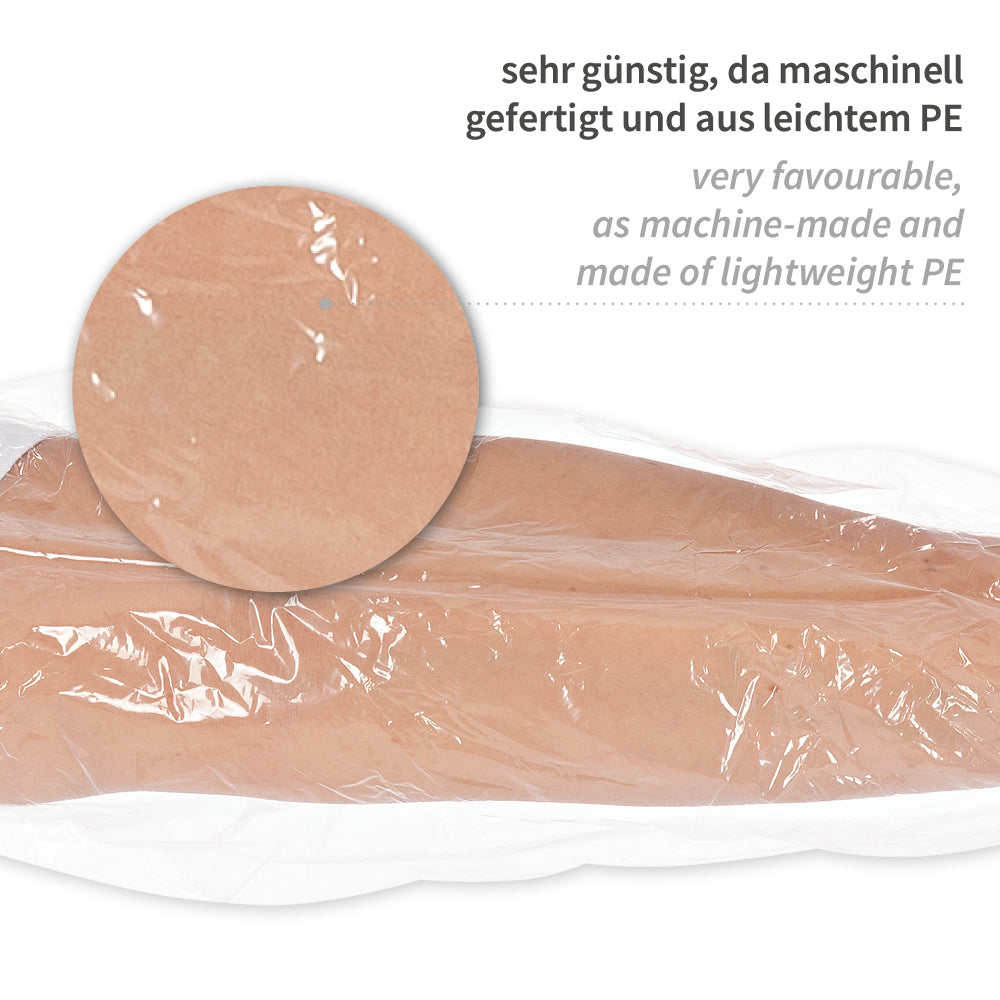 Ärmelschoner Light | PE, maschinell gefertigt - transparent