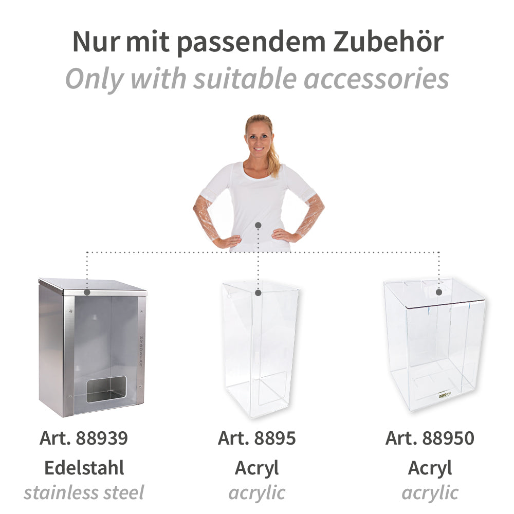 Ärmelschoner Light | PE, maschinell gefertigt - transparent