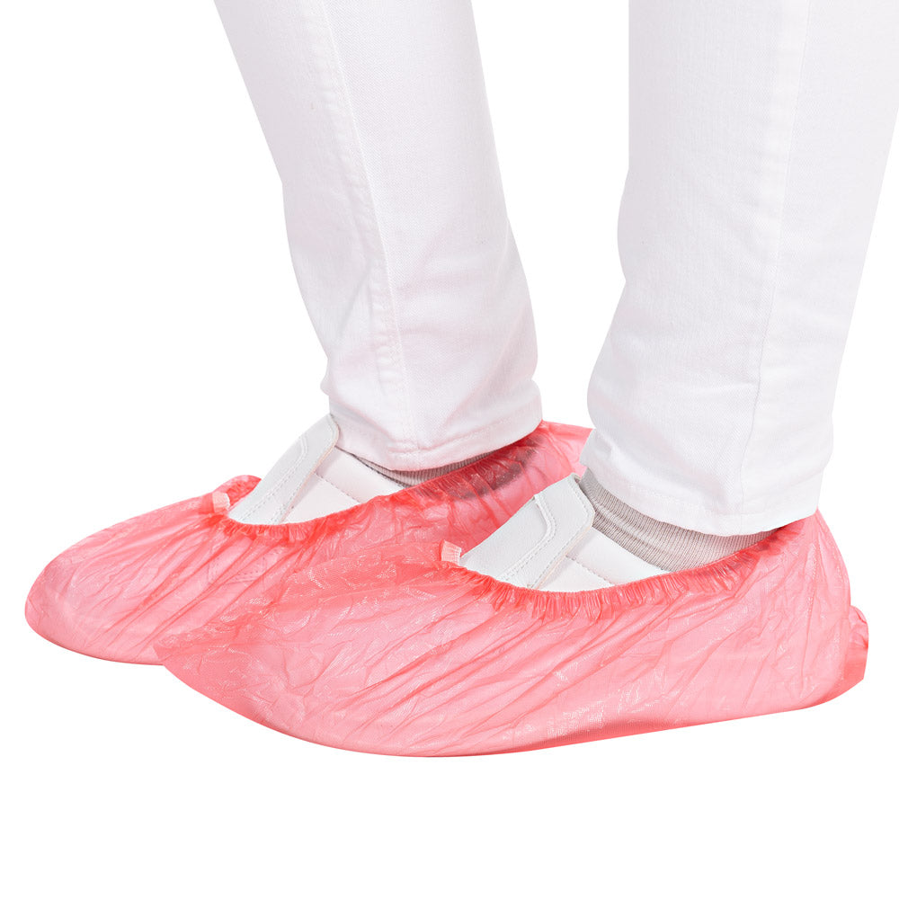 Überschuhe Eco | CPE, maschinell gefertigt - rot