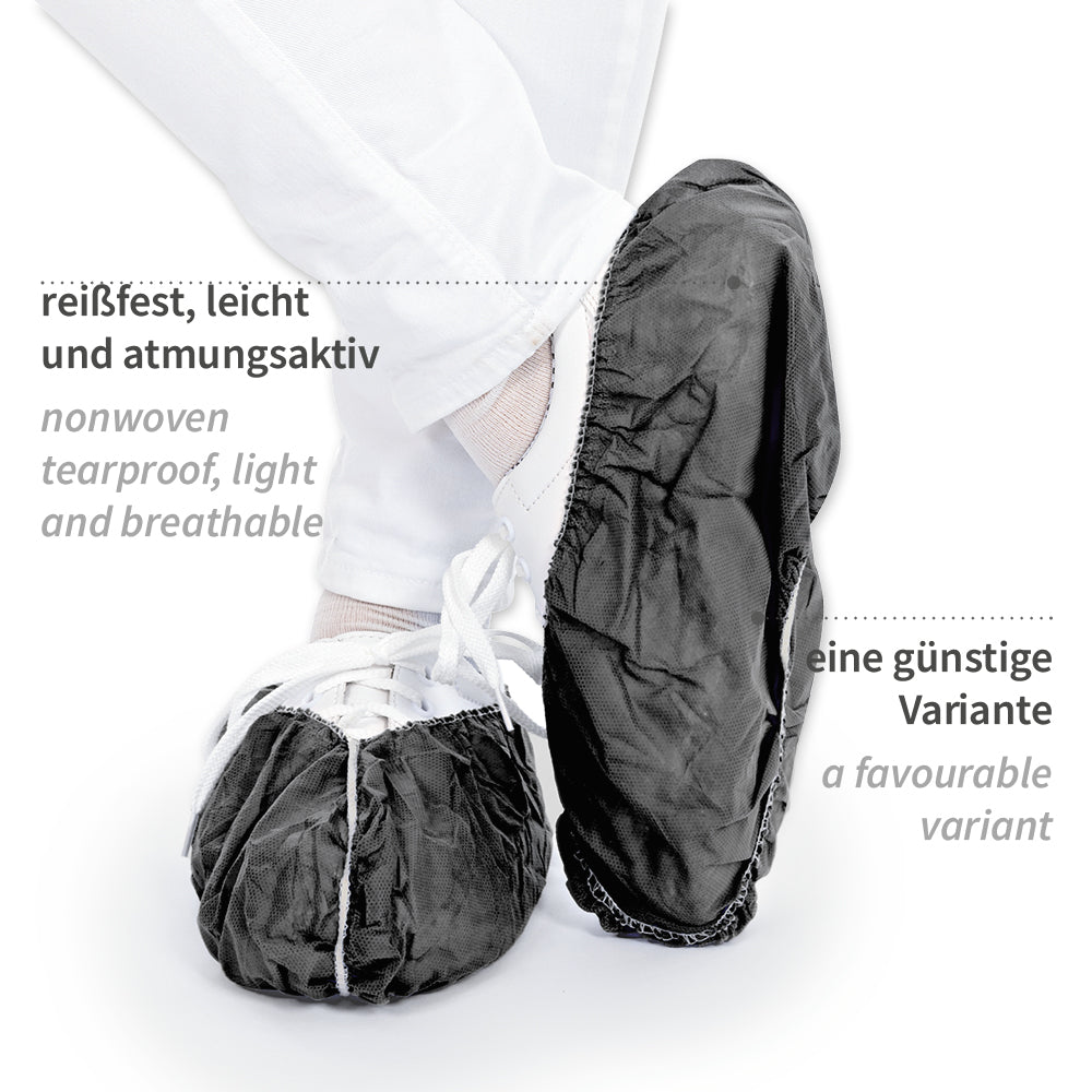 Überschuhe Med Eco | PP, maschinell gefertigt - schwarz