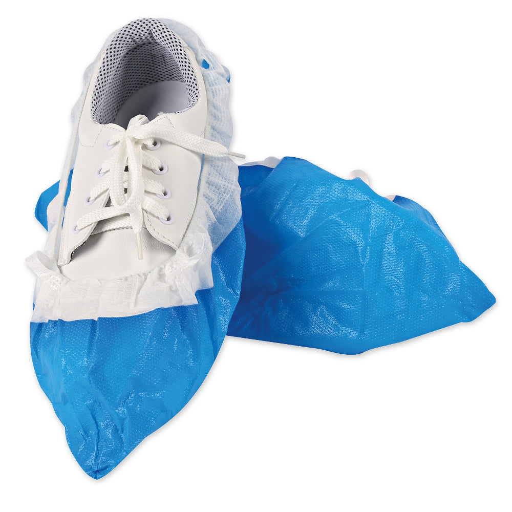 Überschuhe für Hygomat Clipless | PP/CPE - weiß-blau