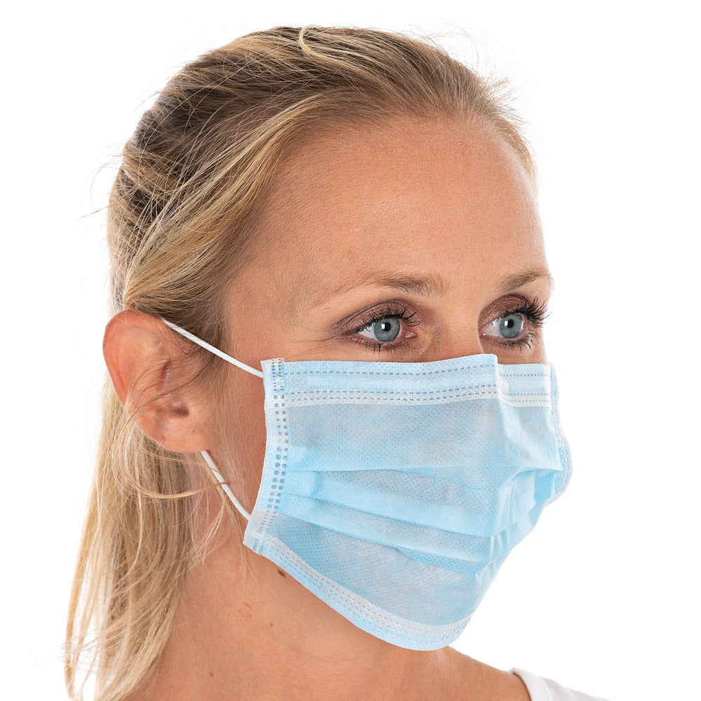 Mundschutz Civil Use, 2-lagig | PP - blau