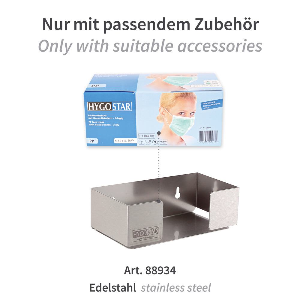 Mundschutz Typ II, 3-lagig | PP - schwarz