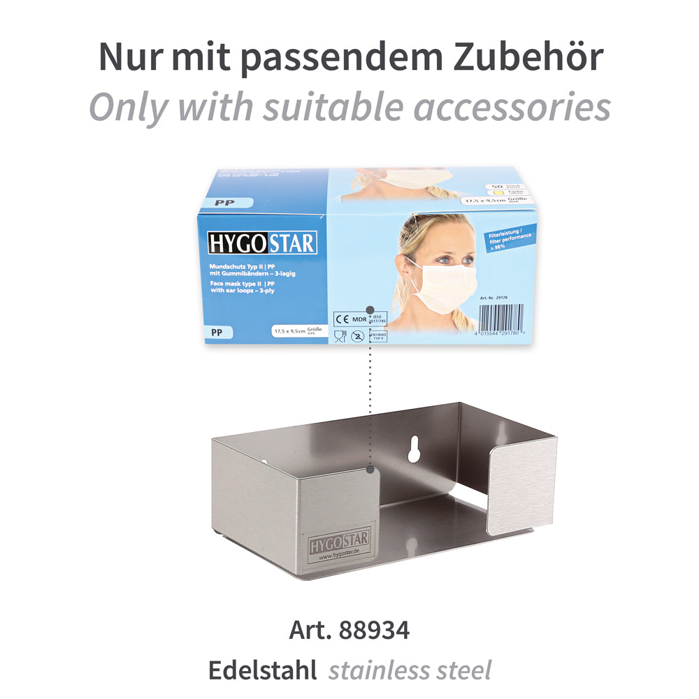 Mundschutz Typ II, 3-lagig | PP - gelb
