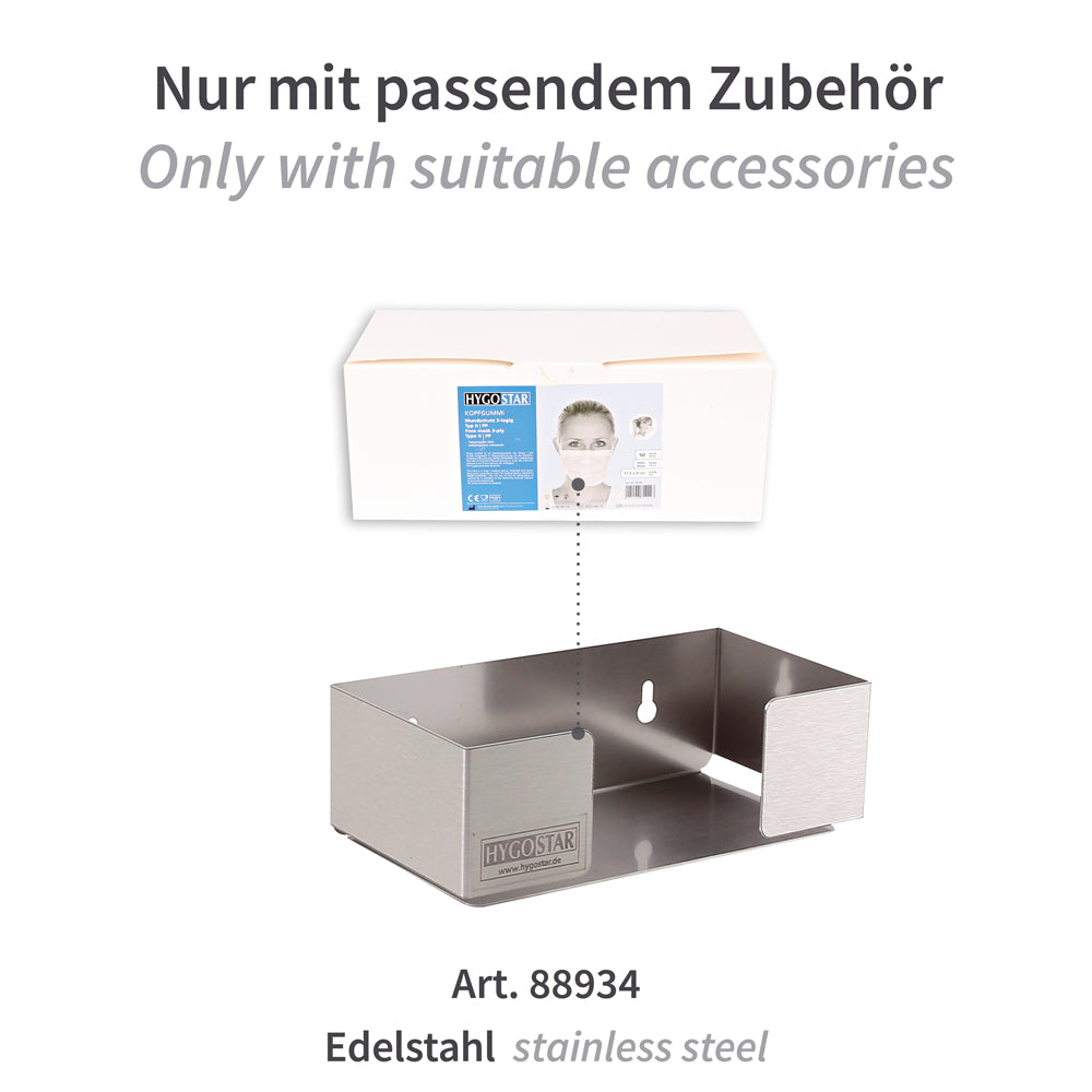 Mundschutz Typ II, 3-lagig | PP, Kopfband - blau