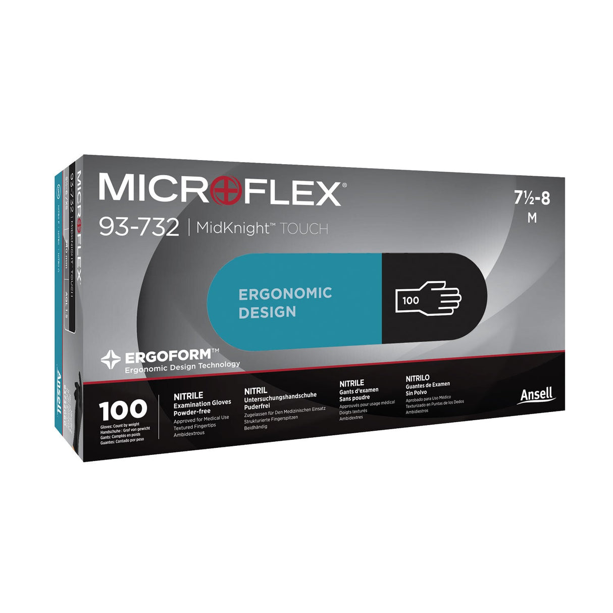 Ansell Microflex Midknight Touch
