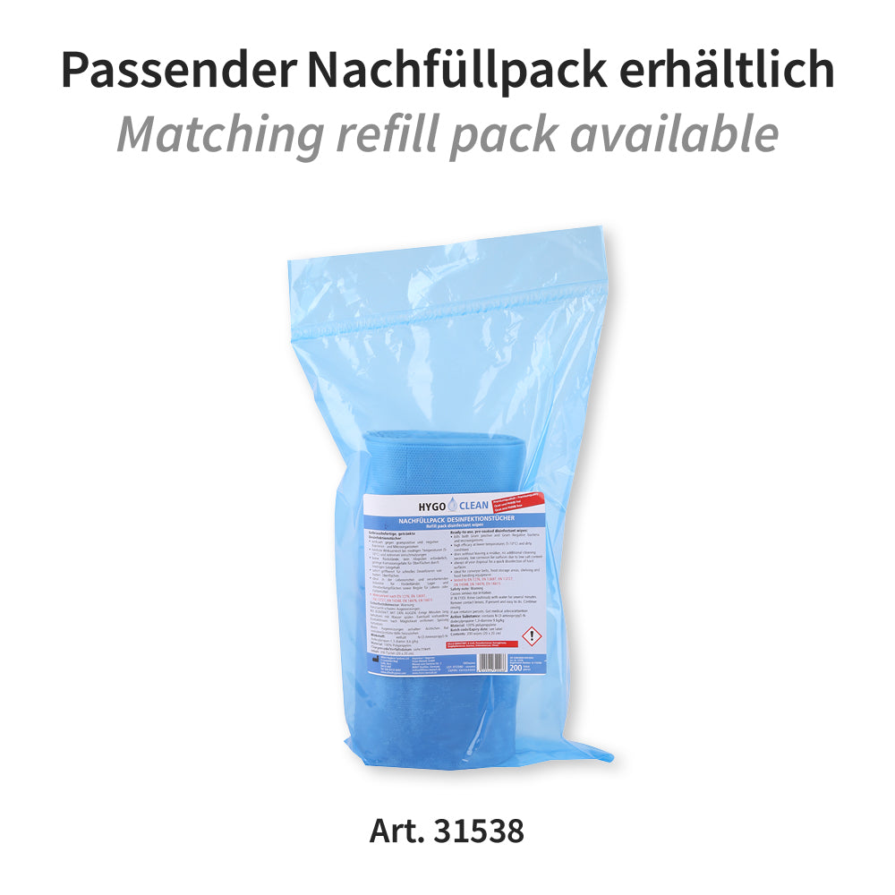 Desinfektionstücher QAV frei | PP - blau