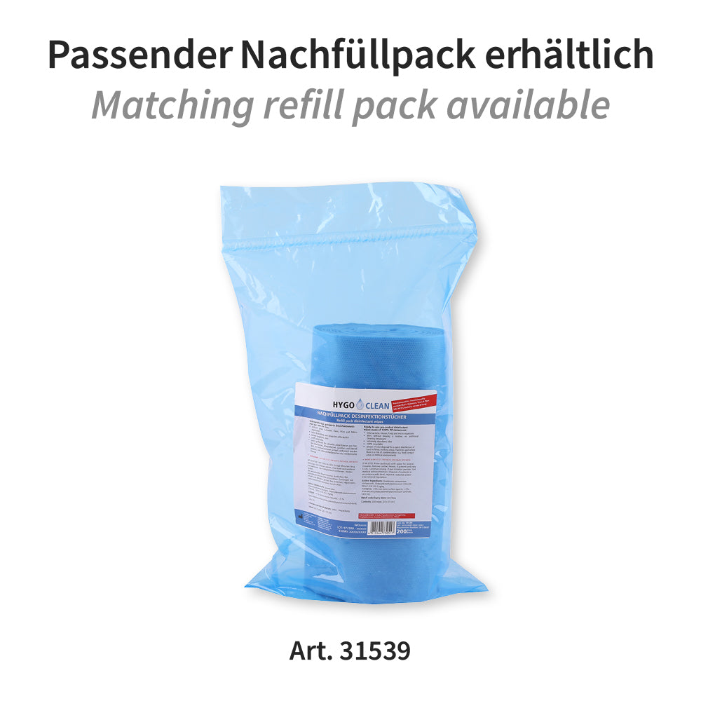 Desinfektionstücher alkoholfrei | PP - blau