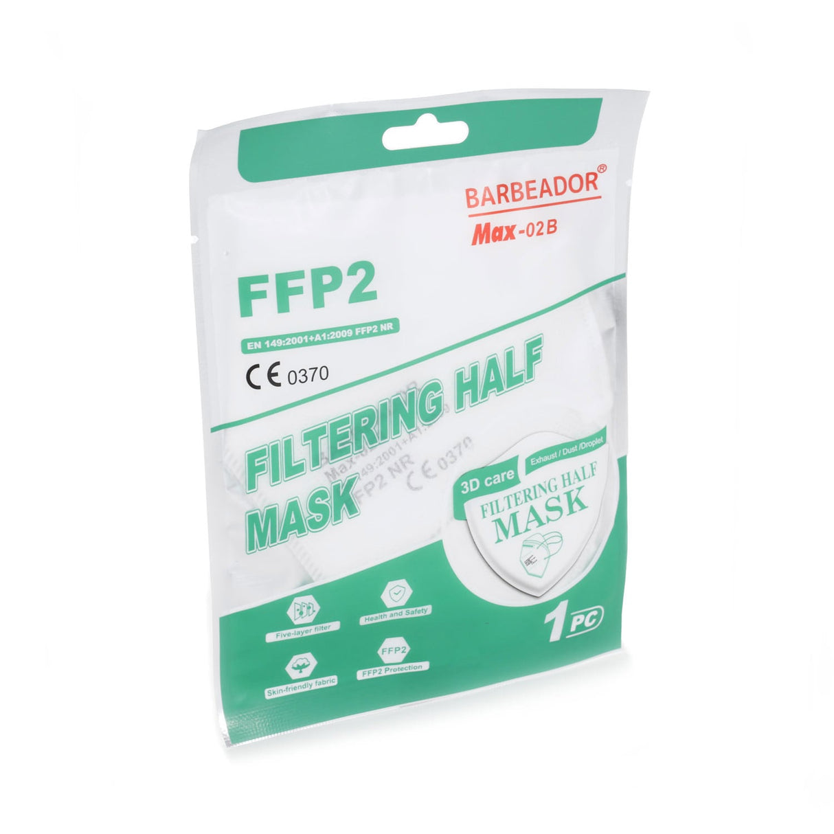 Faltbare FFP2-Maske ohne Ventil
