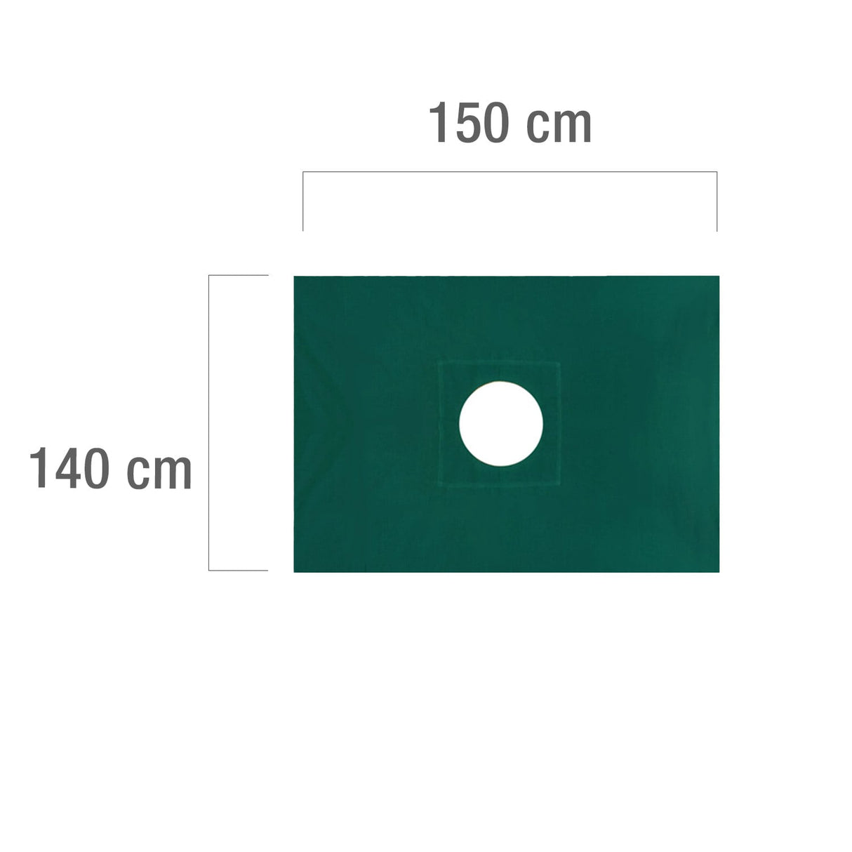 Lochtuch, 13 cm