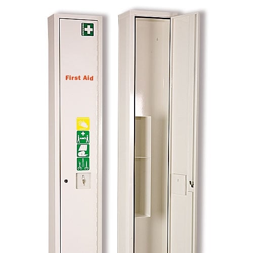 Stehschrank für Krankentrage, ohne Inhalt