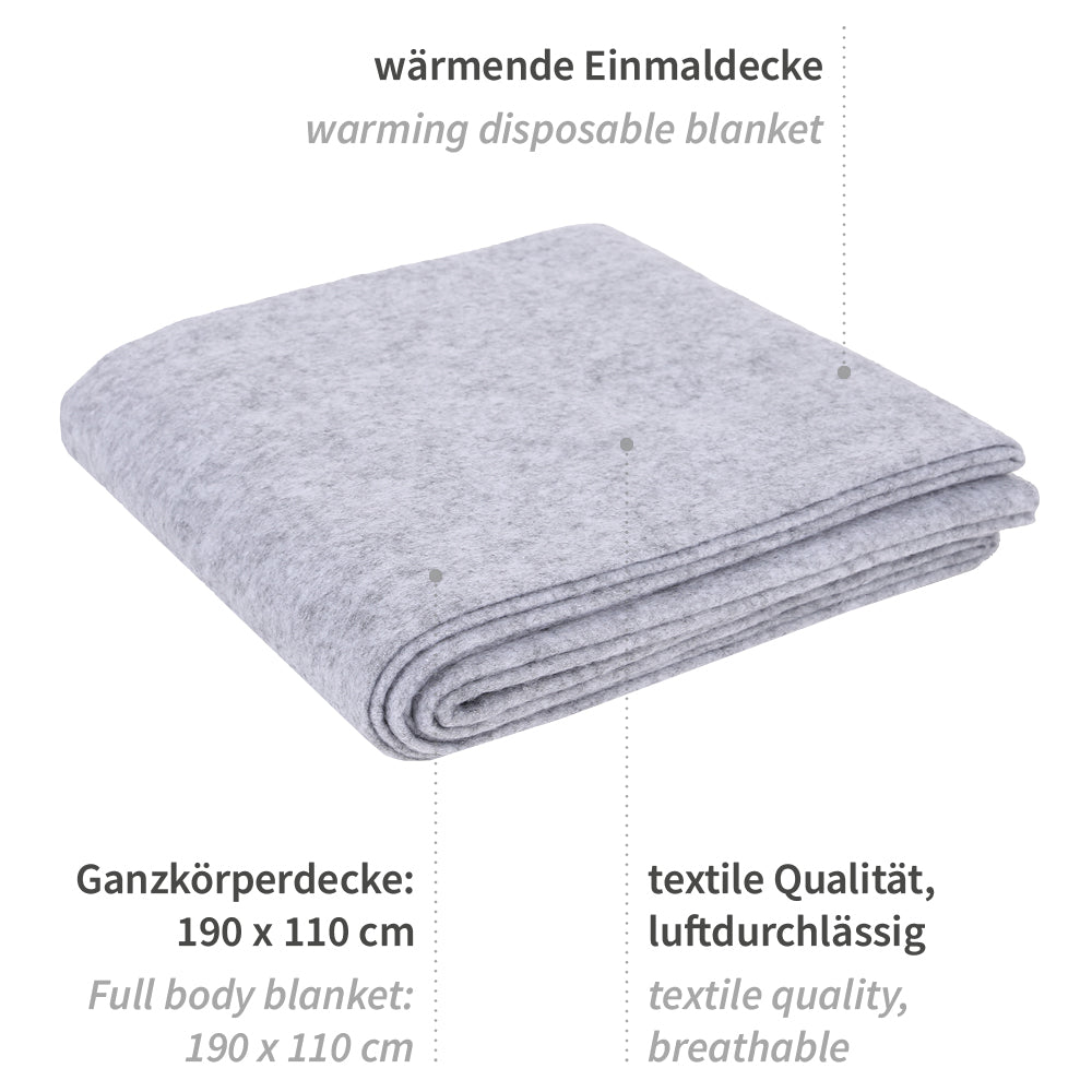Einmaldecke | Polyester - grau