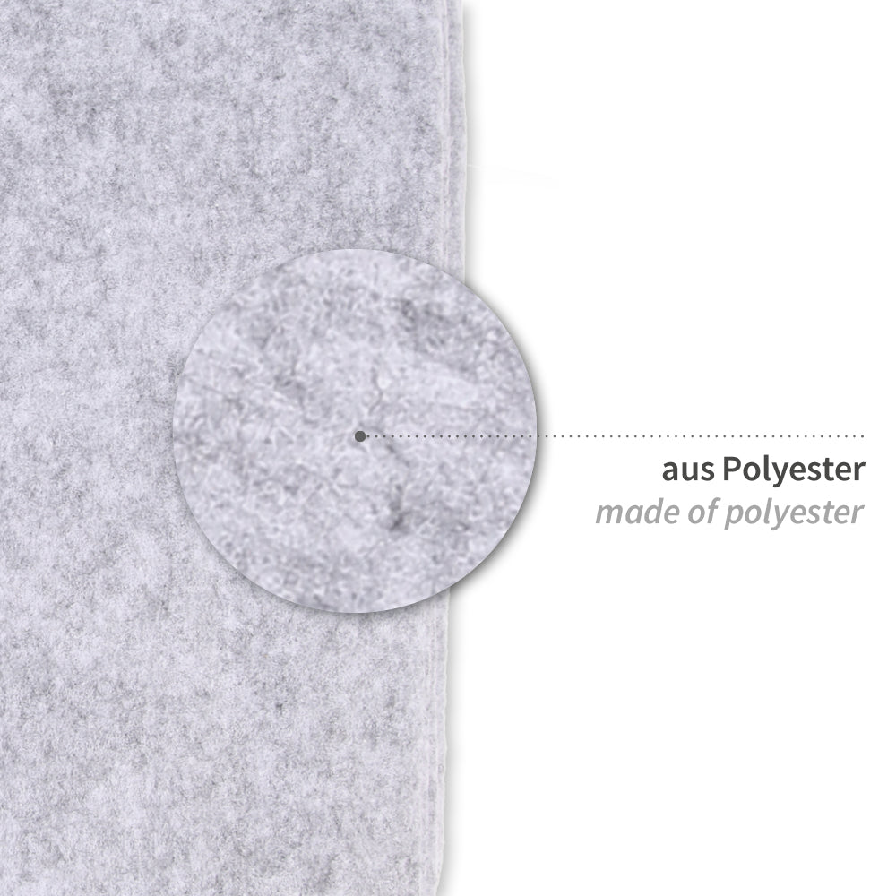 Einmaldecke | Polyester - grau