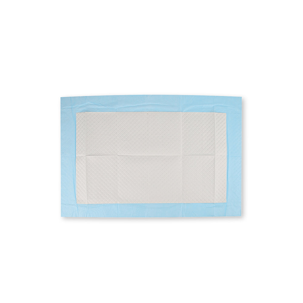 Bettunterlagen | PP/Recyclingpapier/PE - weiß-blau