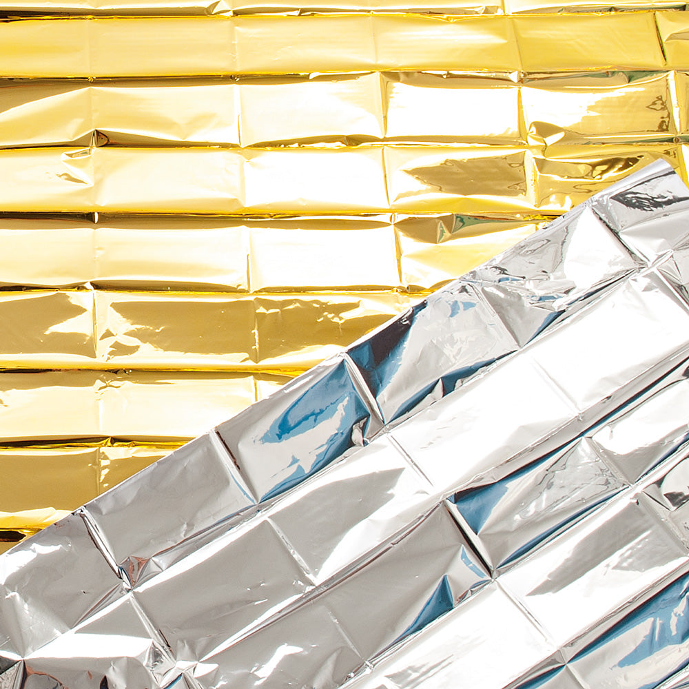 Rettungsdecke - gold-silber