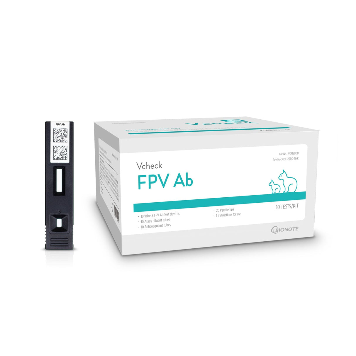 Vcheck V2400 Testkassetten