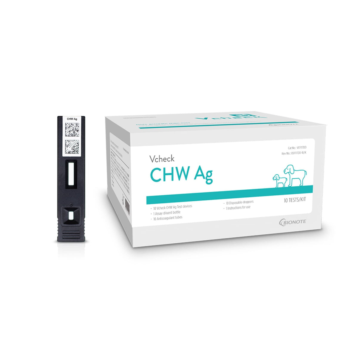 Vcheck V2400 Testkassetten