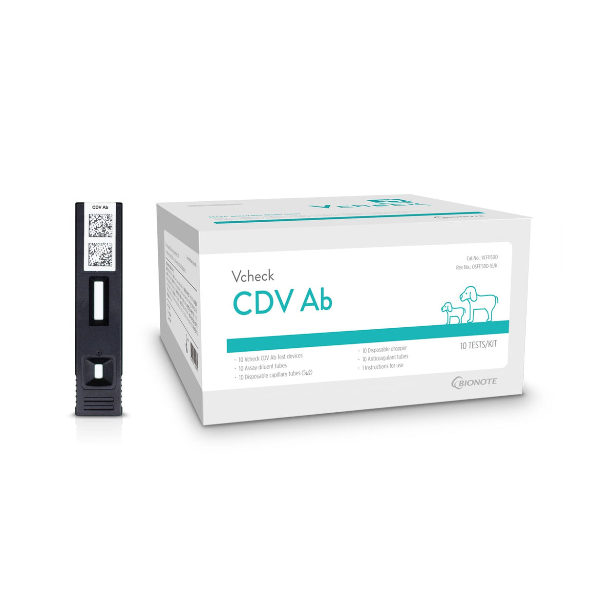 Vcheck V2400 Testkassetten