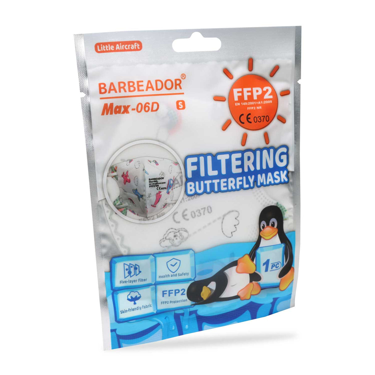Bunte FFP2-Maske für Kinder