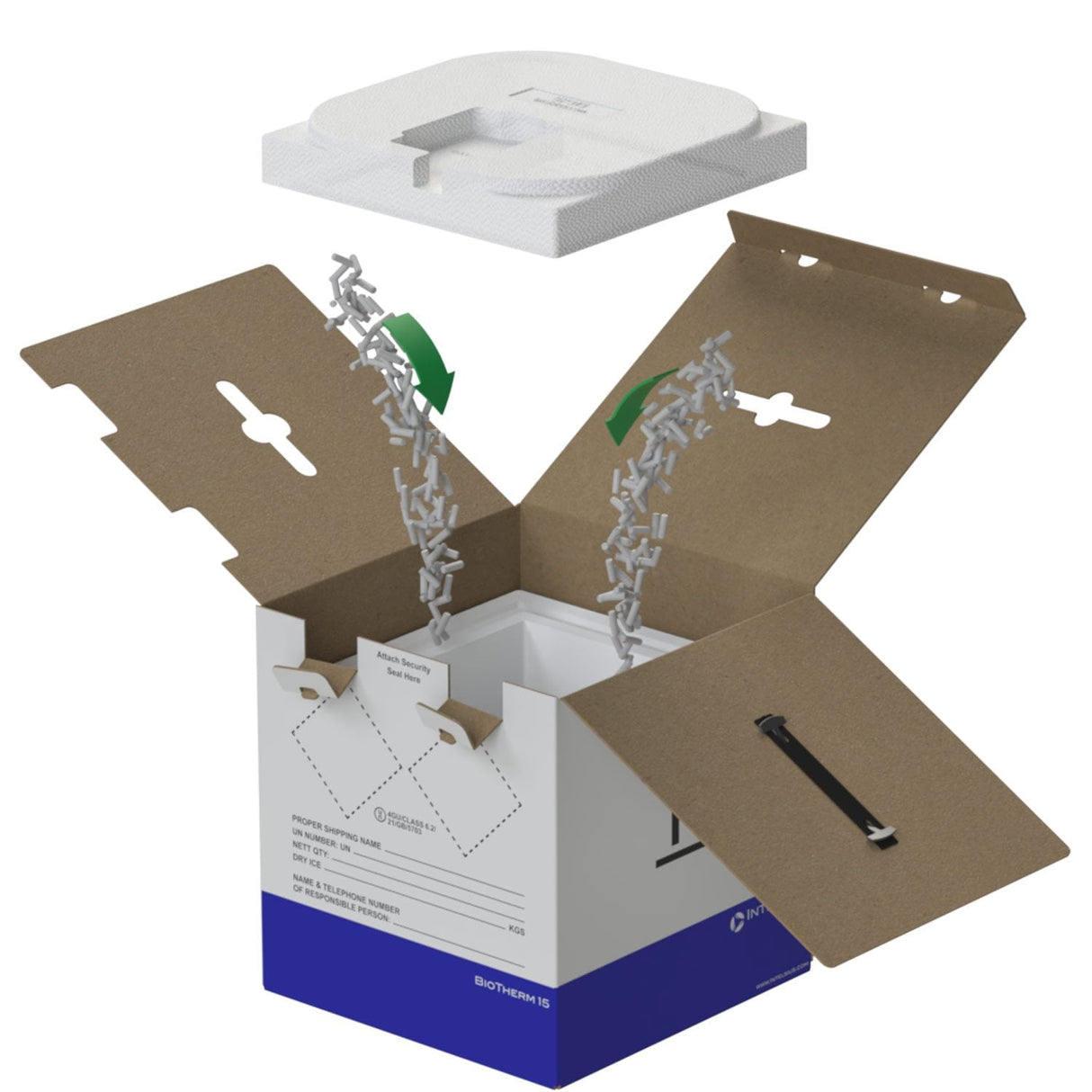 Biotherm Trockeneis-Versandsystem