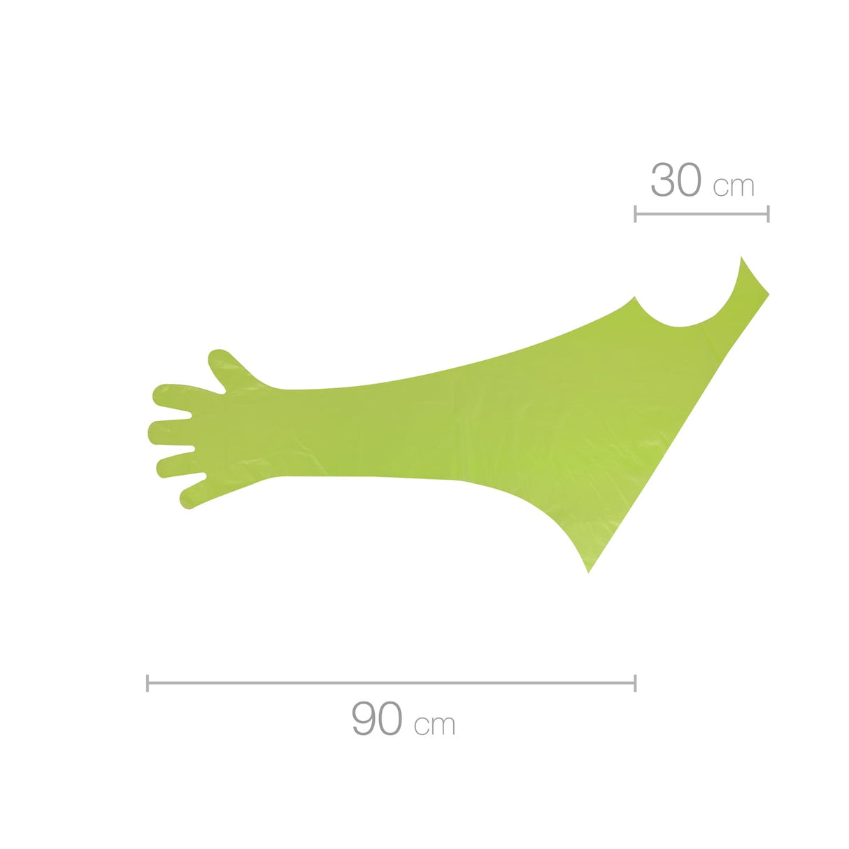 Veterinär-Handschuhe mit Schulterschutz