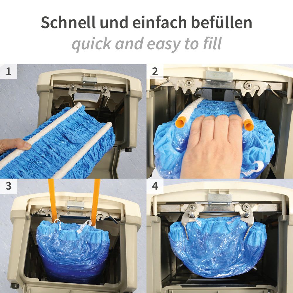 Überschuhspender Hygomat Classic Clipless - weiß
