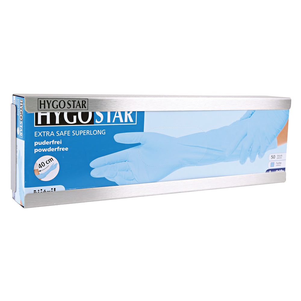 Handschuhspender Extra Safe Superlong | Edelstahl - grau