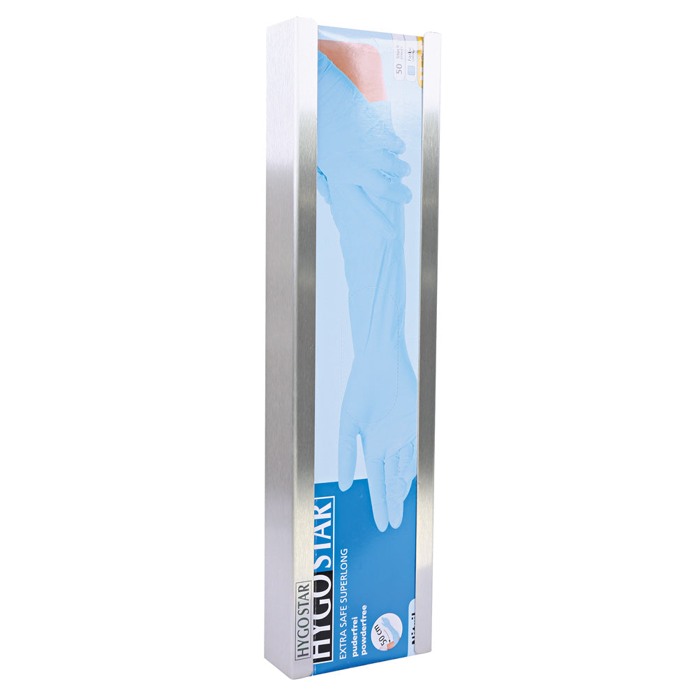 Handschuhspender Extra Safe Superlong | Edelstahl - grau
