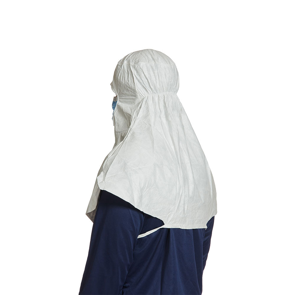 DuPont™ Tyvek® IsoClean® Reinraum Kapuze mit integrierter Maske IC 689 B WH WS - weiß