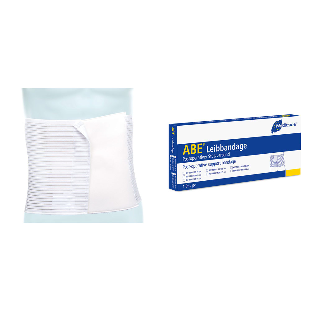 Meditrade ABE® Leibbandage - weiß
