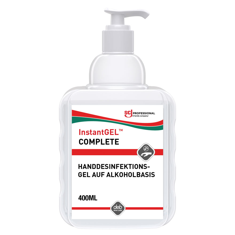 SC Johnson Professional InstantGEL™ COMPLETE Handdesinfektionsgel, hypoallergen - transparent