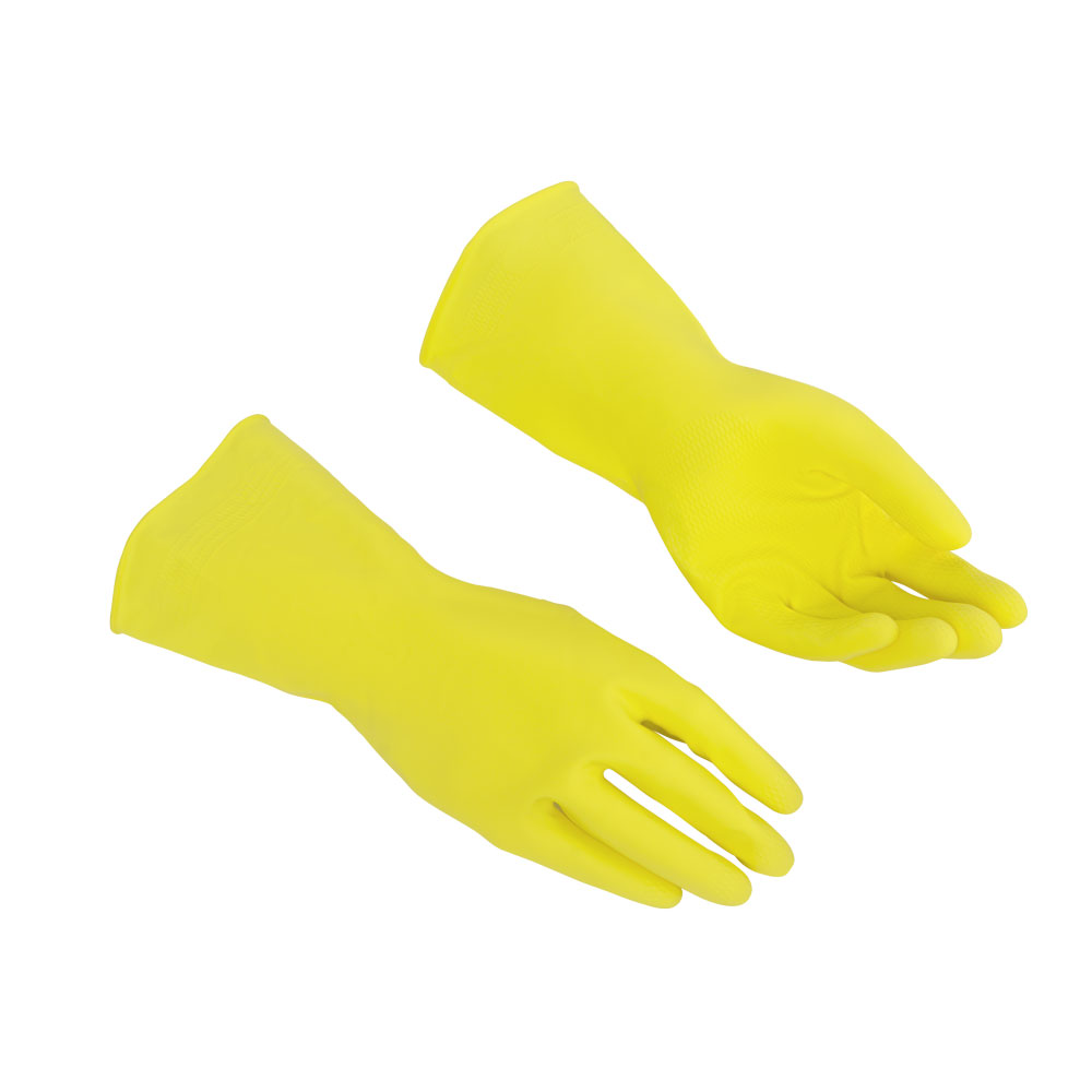 Vileda Professional Handschuh Multipurpose - Der Feine, Naturlatexhandschuh - gelb